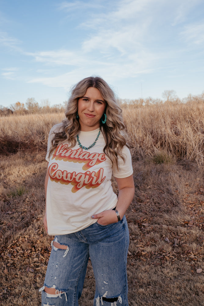 Vintage Cowgirl Graphic Tee